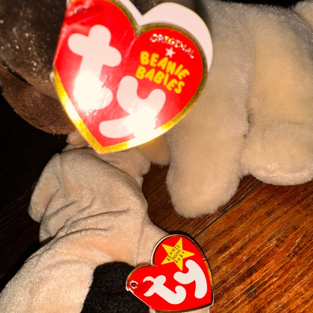 Beanie Boo and Beanie Baby Pugs Rufus and Pugsly - Picture 3 of 4